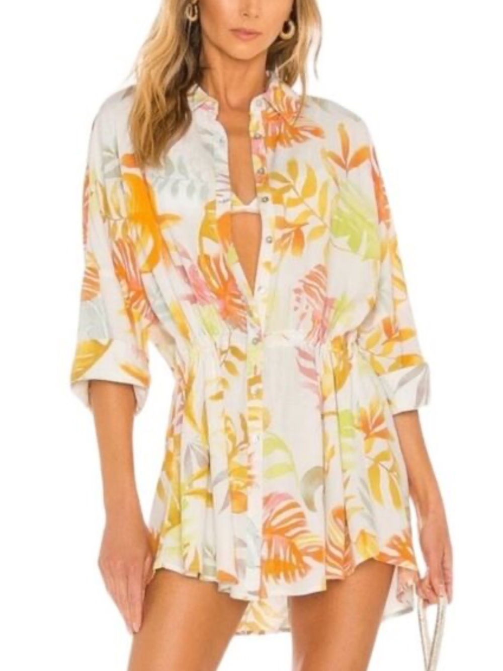 L*Space Pacifica Tunic Swim Coverup M/L